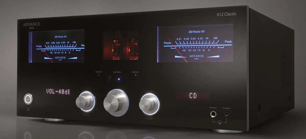Advance Paris A12 Classic Noir Amplis hi-fi stéréo