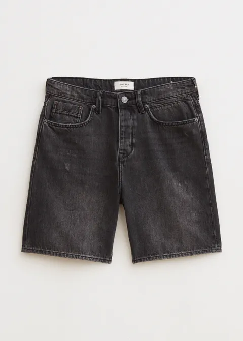 Bruno denim korte broek zwart (ZW.USED)