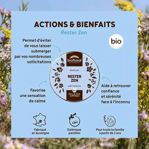 Pastilhas Bioflorais Dester Zen Bio Pastilhas Emotion 50 g