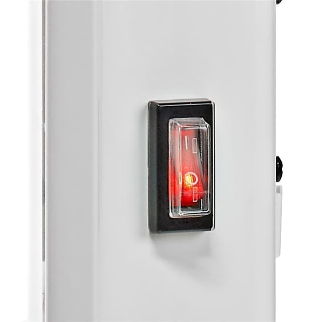 Nedis SmartLife Elradiator | Wi-Fi | Velegnet til badeværelse | Glas panel | 2000 W | 2 Varmeindstillinger | LED | 15