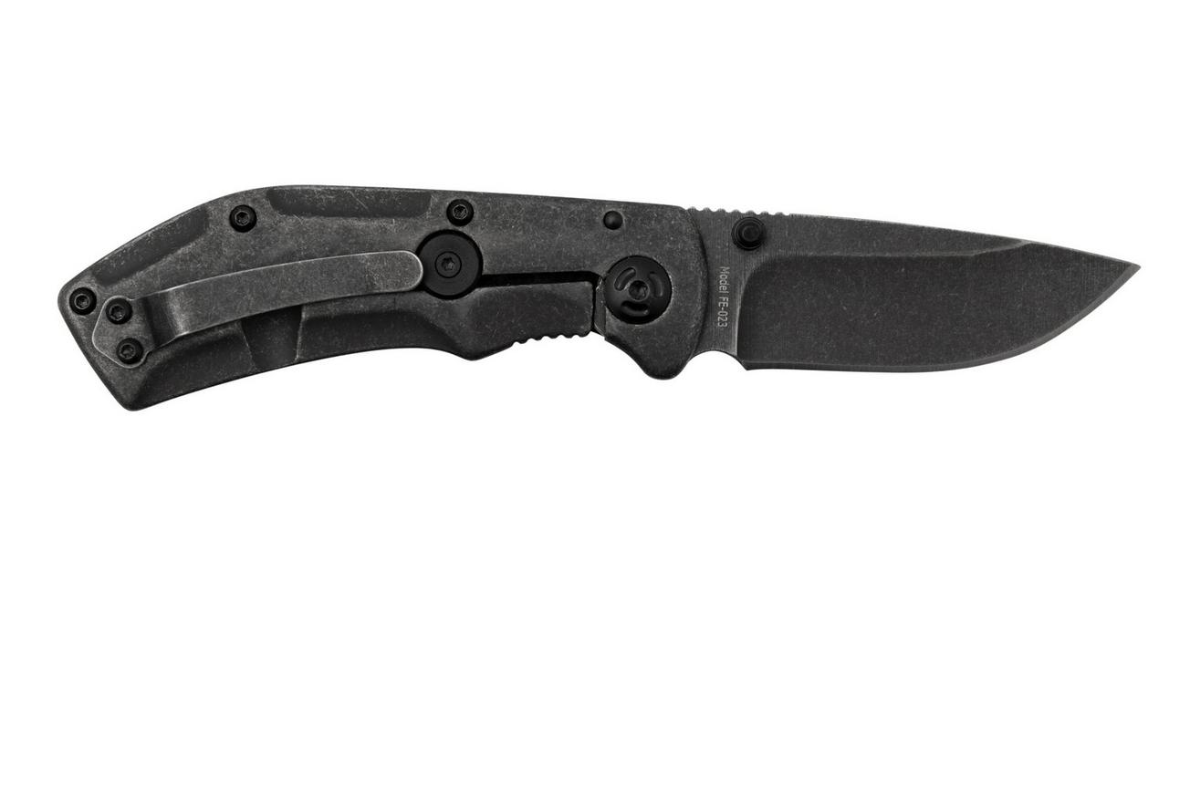 Fox Edge Pop Smoke, Black G10, FE-023 zakmes