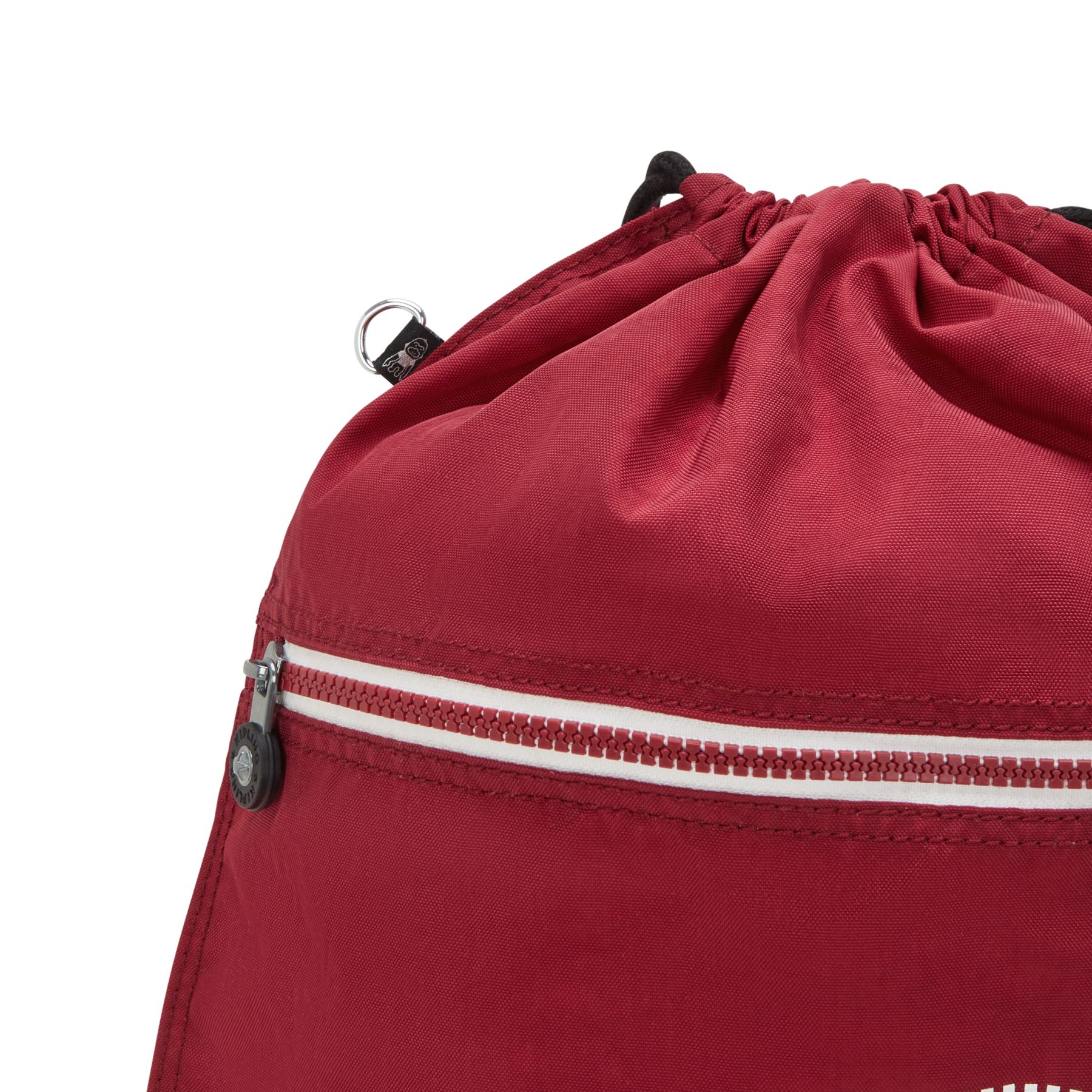 SUPERTABOO Sac Moyen avec Cordon de Serrage et Poche Frontale - Funky Red Combo