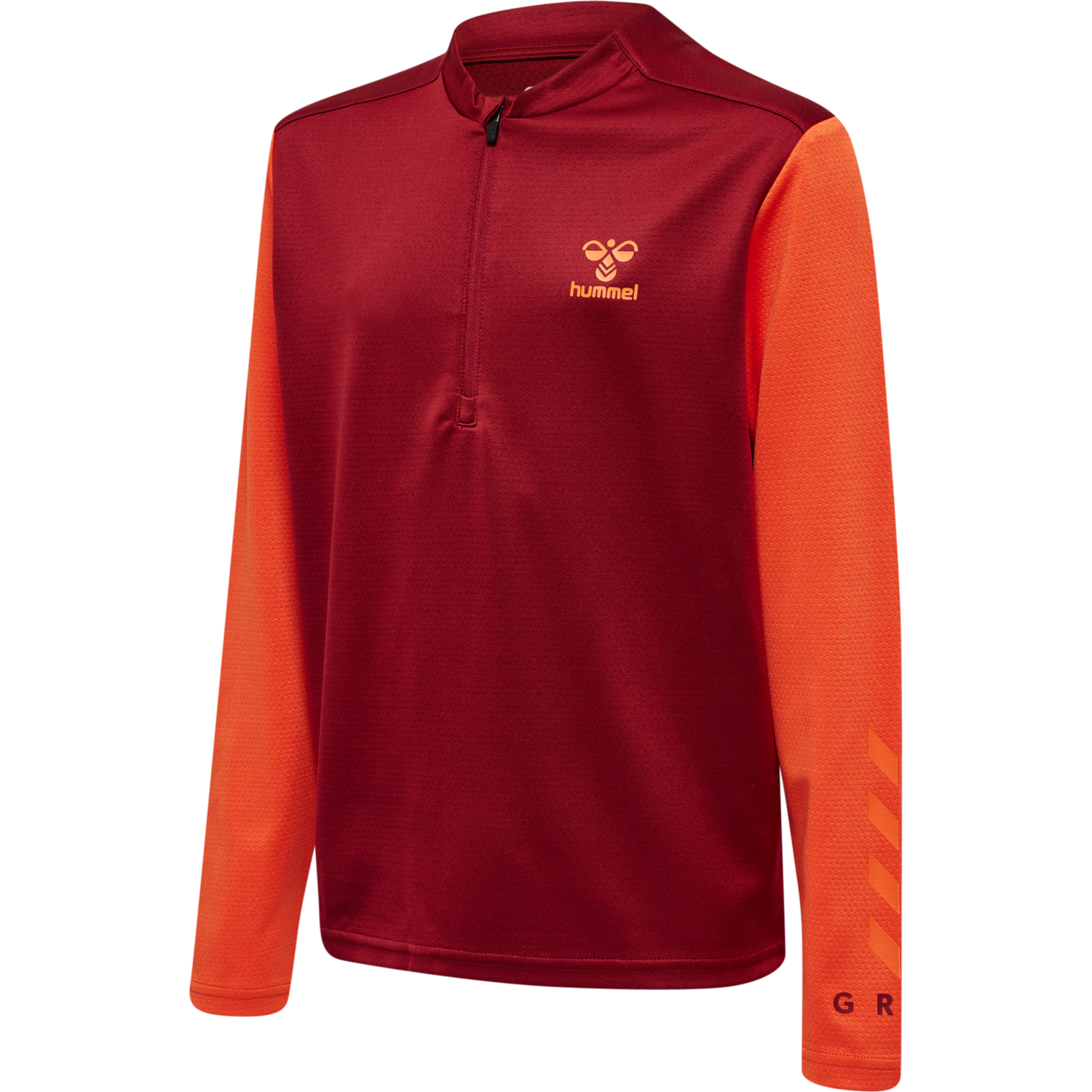 hmlONGRID 1/2 ZIP POLY SWEAT KIDS