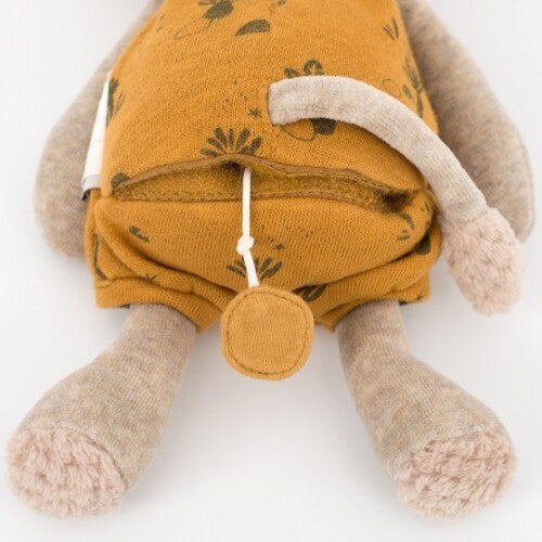 Moulin roty knuffelleeuw met muziek - 28 cm