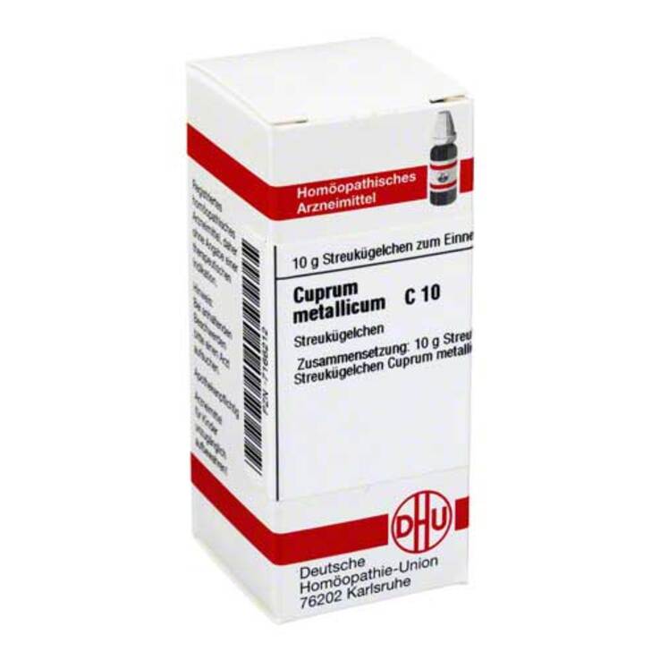 DHU Cuprum metallicum C 10 Globuli, 10 g