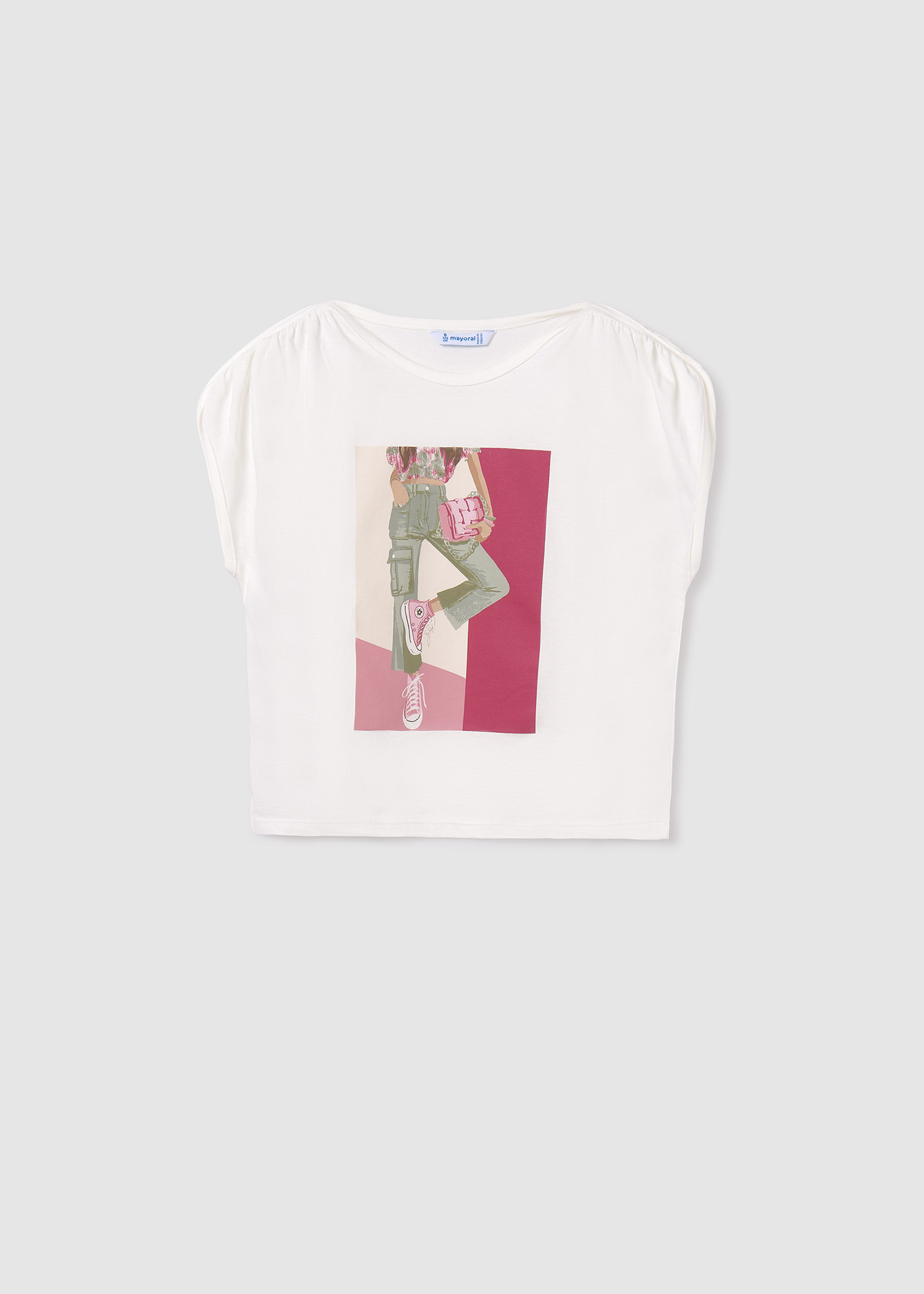 Camiseta estampada Better Cotton para meninas