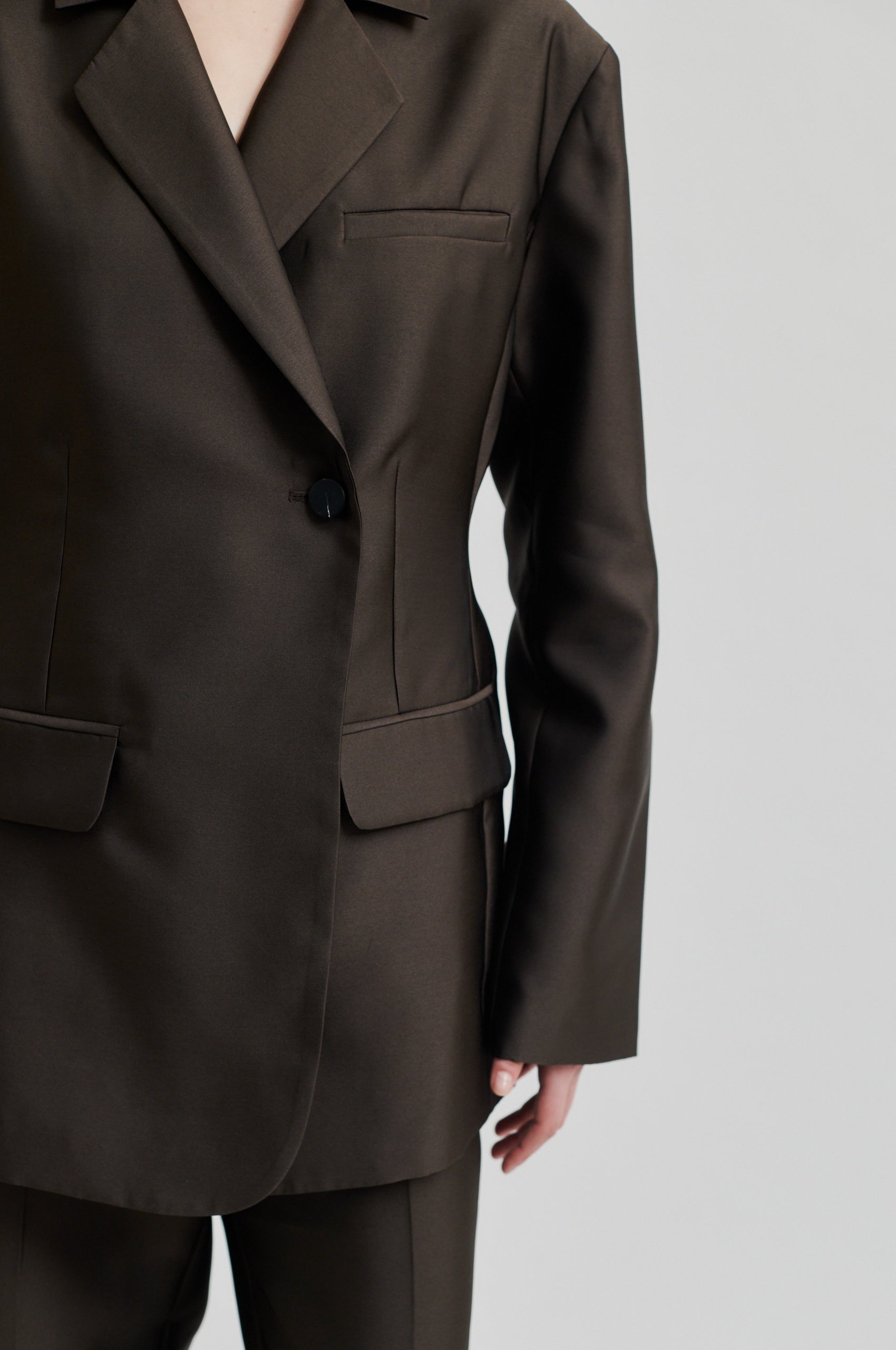 Second Female  Elegance Suit blazer - Mulch