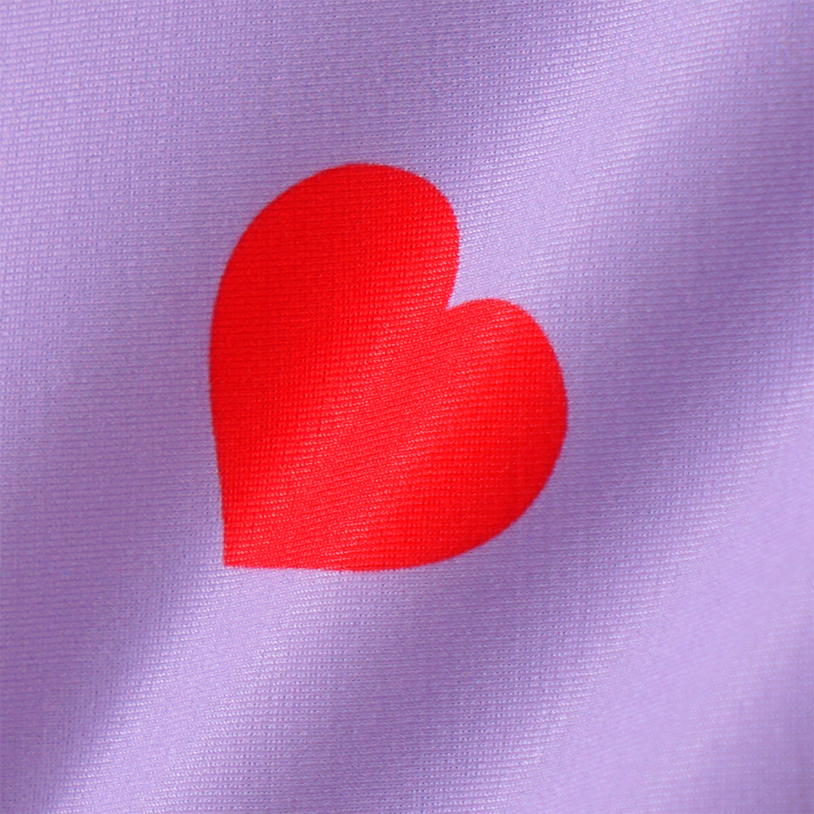 Famy Mädchen Badeanzug mit Herz-Allover helllila