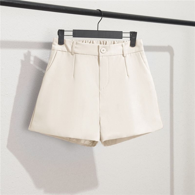 Triplgold - Effen korte jurk met elastische taille