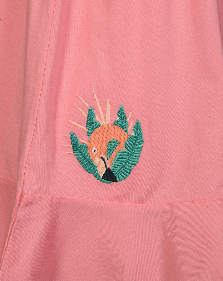 Kleid MINI – JUNGLE LOVE ärmellos in pink