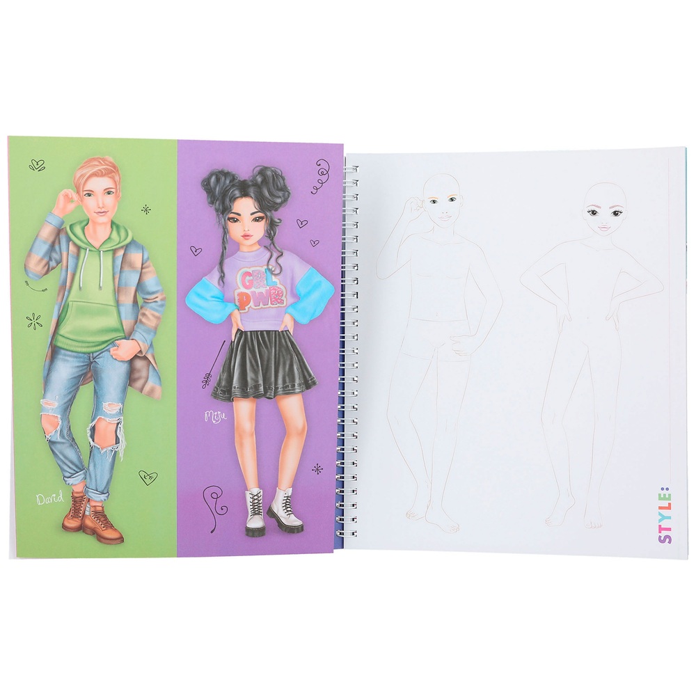 TOPModel: Gestalte dein eigenes Malbuch