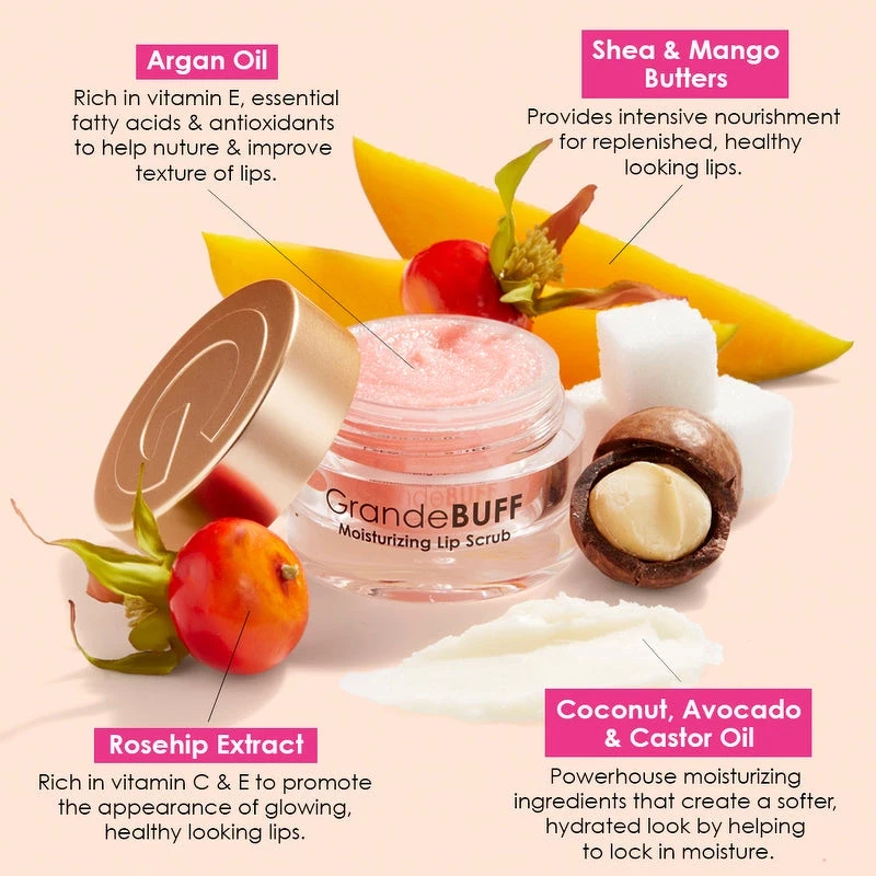 Grande Cosmetics BUFF Moisturizing Lip Scrub 15 gr.