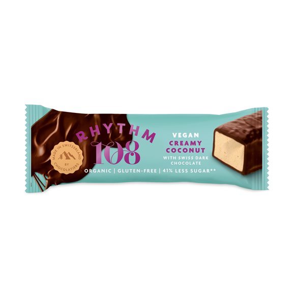 Rhythm108 Super Coconut Dark Chocolate Bar glutenfrei vegan 33 g
