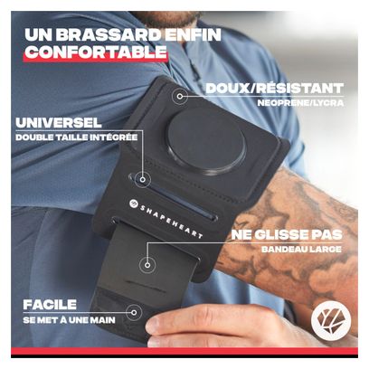 Shapeheart - Brassard téléphone sport (Téléphone M)