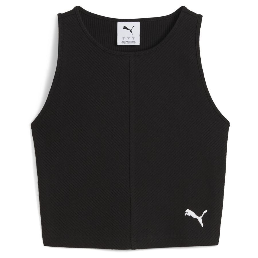 Puma WARDROBE ESS Geripptes Crop-Top
