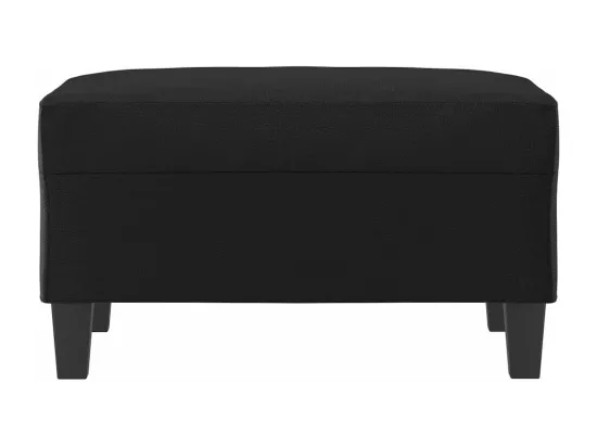 Repose-pied Noir 70x55x41 cm Similicuir
