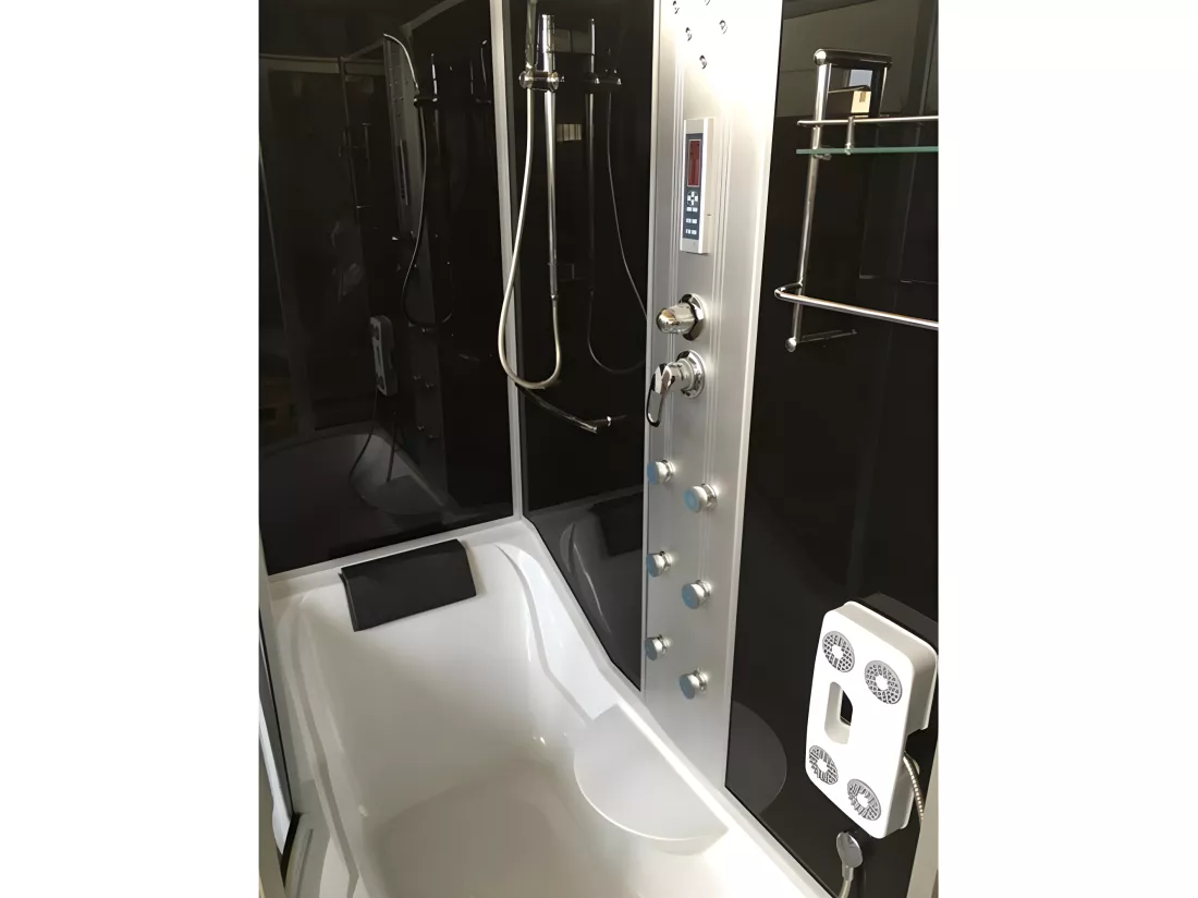 Baignoire-douche d’hydromassage Chromothérapie 170 X 90 cm – Ocean