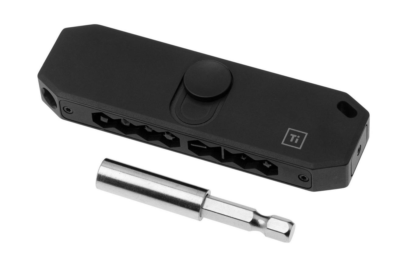 Big Idea Design Bit Bar II BB-II-DLC Black DLC Titanium, bit-driver met bitjes