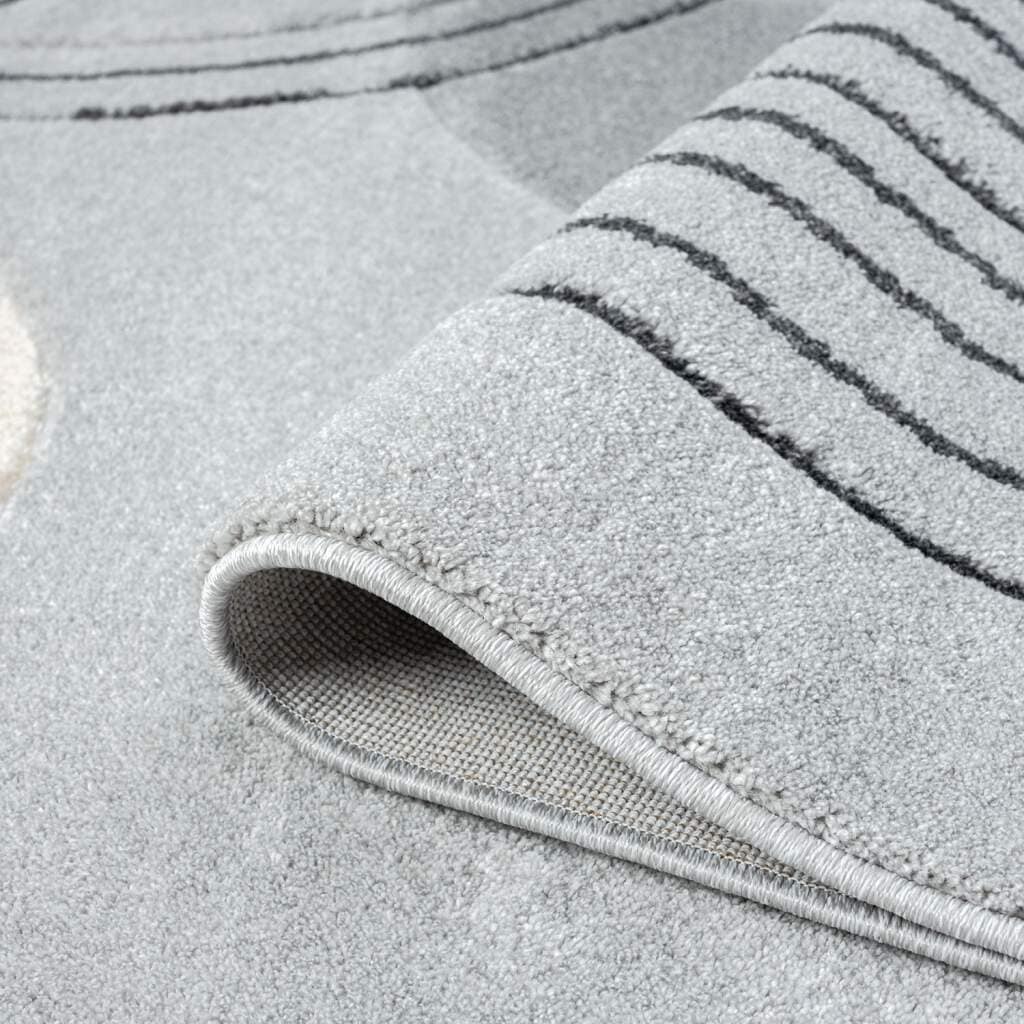 Carpet City Teppich »BONITO 7157« rechteckig 11 mm Höhe Läufer, Flachflor, Hochtief-Muster/ 3D-Effekt, Geo-Muster, Wohnzimmer