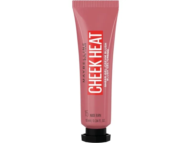 Maybelline Cheek Heat Sheer Gel-Cream Blush (15 Nude Burn) 8 ml