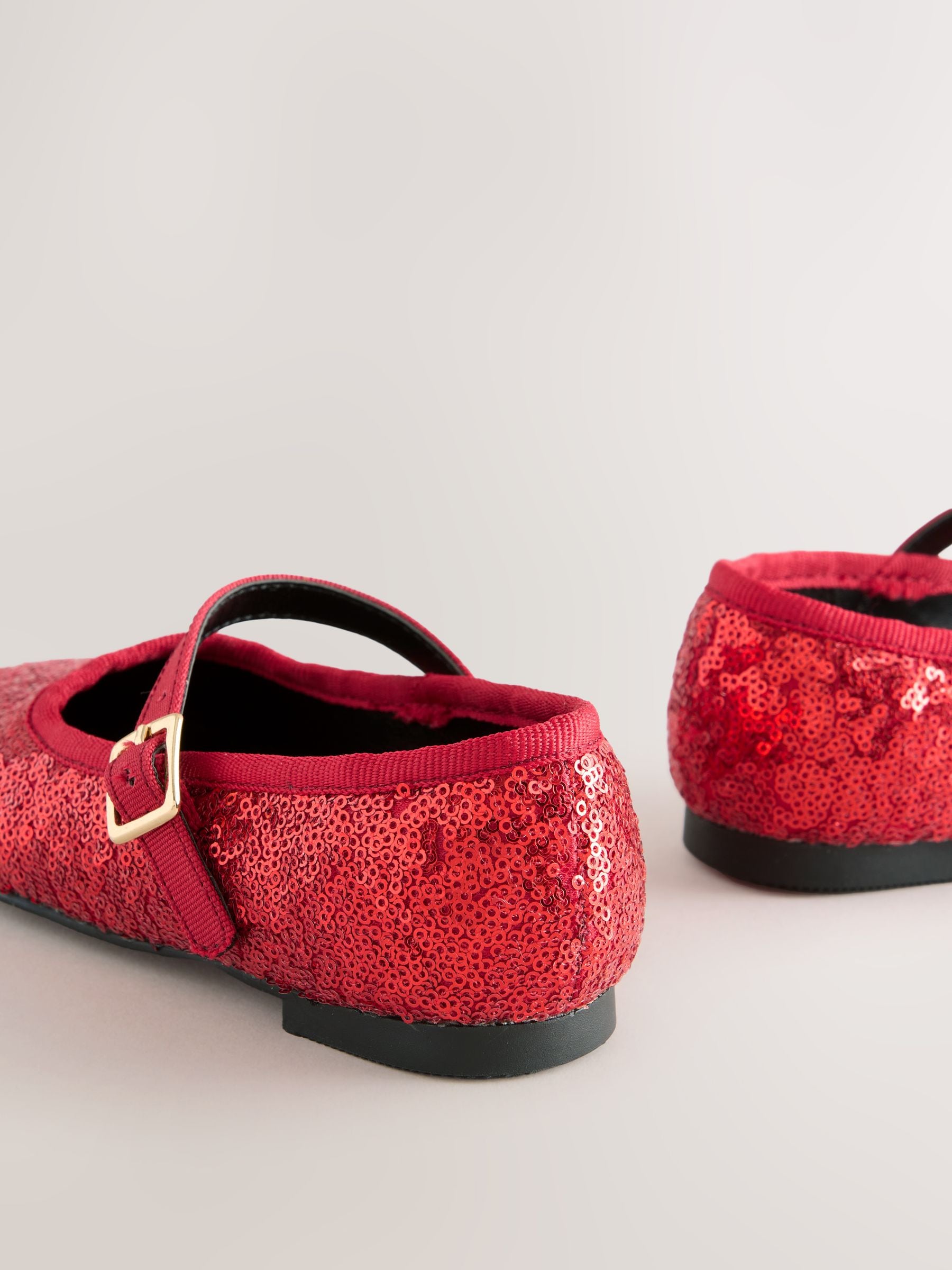 Rood - Sequin Mary Jane Shoes