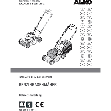 AL-KO Comfort 46.0 SP-A Plus benzindrevet plæneklipper