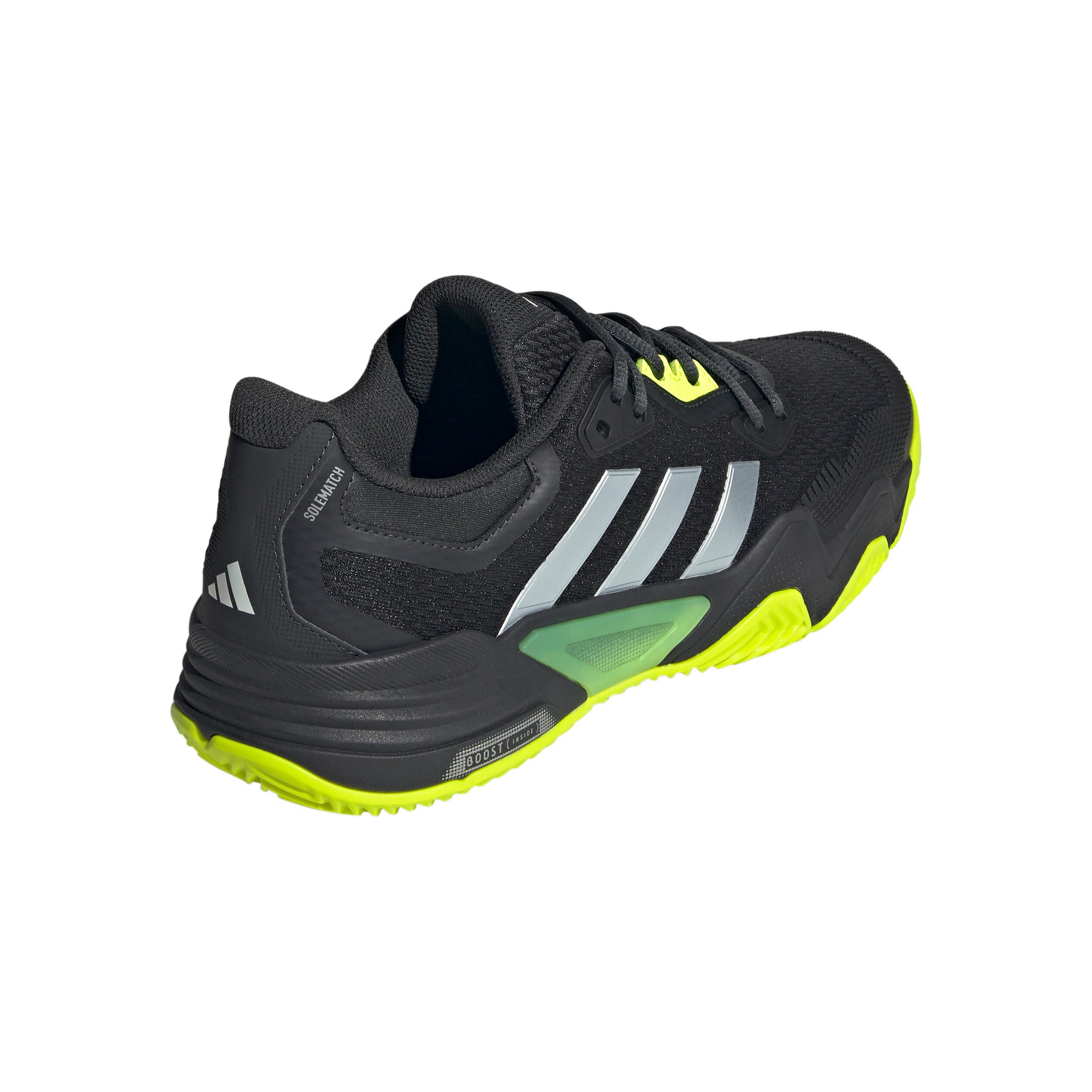 adidas Solematch Control 2 Chaussure Terre Battue Hommes - Noir , Jaune Lemon