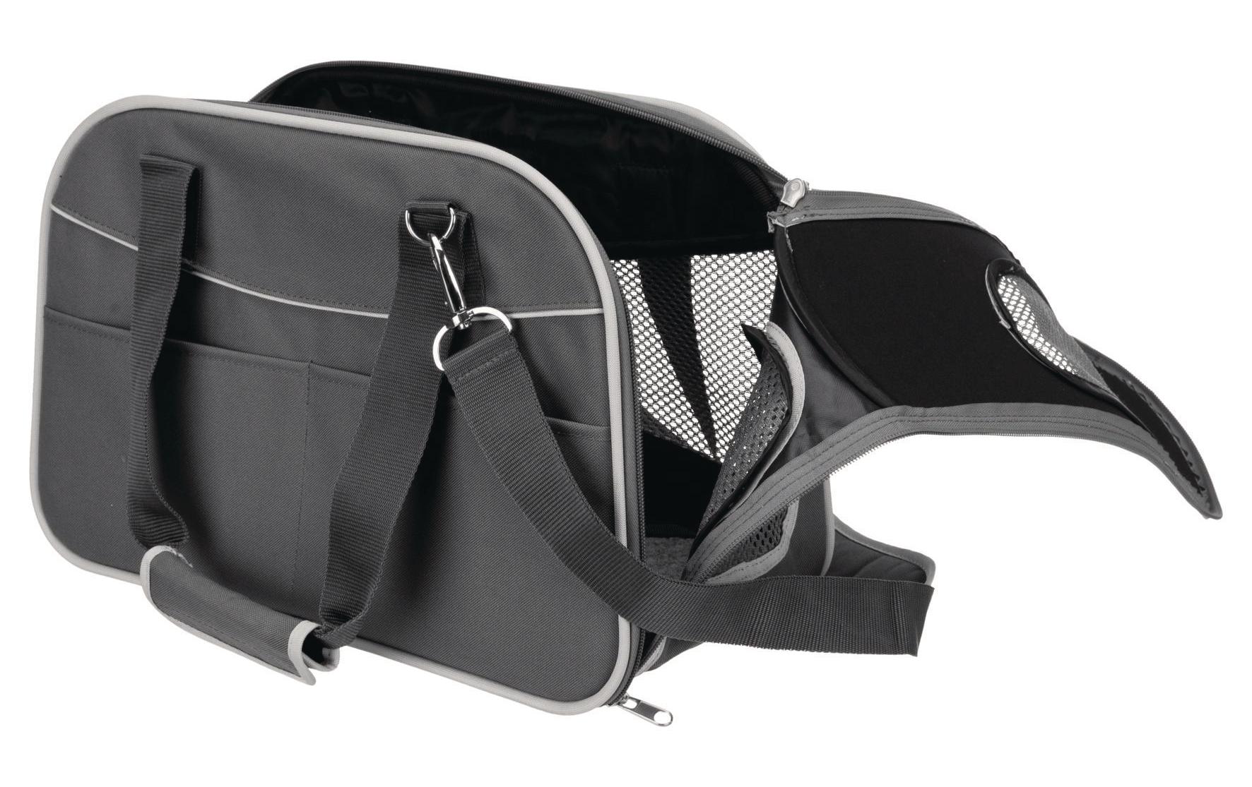 Tiertransport-Tasche Alison 20 x 29 x 43 cmTasche, Grau/Hellblau