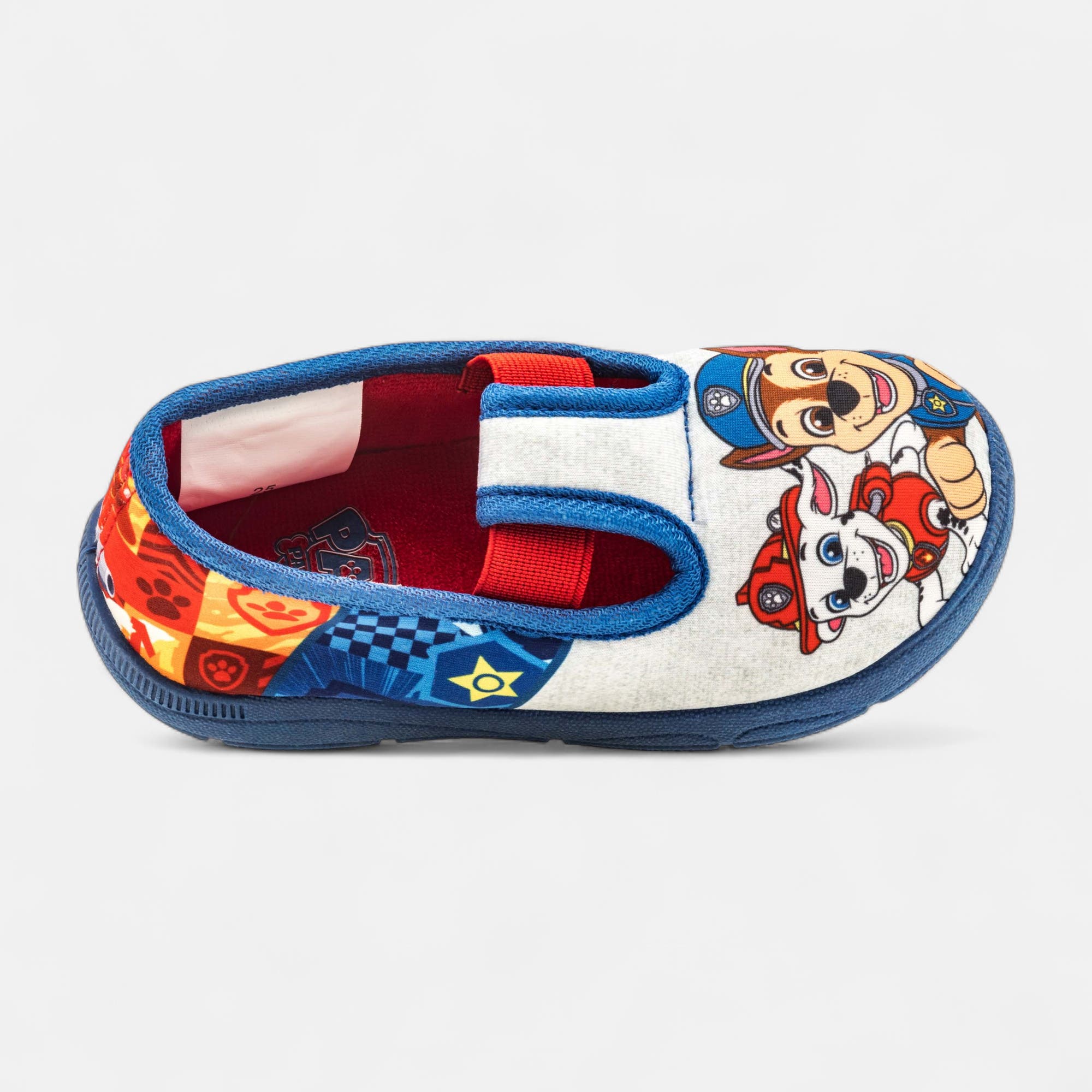 Pantoufles pieds sensibles Garçon bleu marine