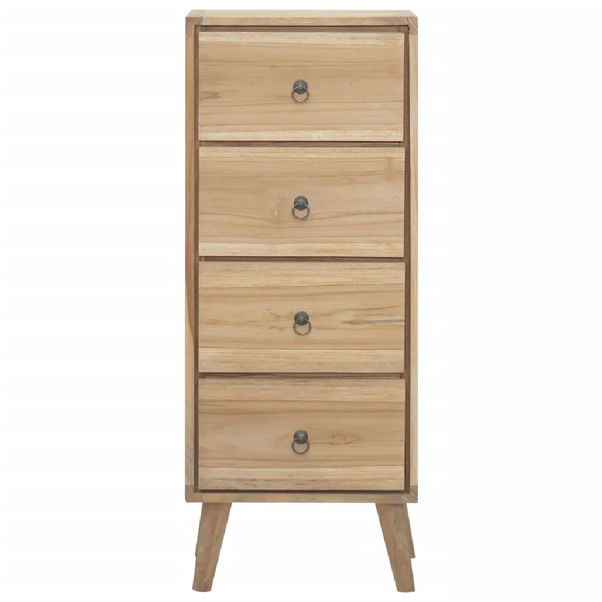 VIDAXL Commode - Bois massif de teck