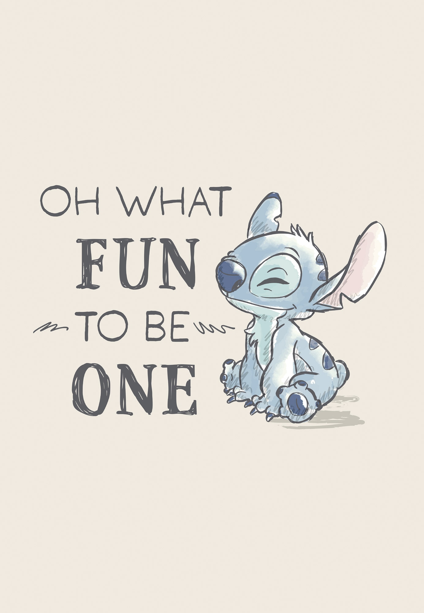 Komar Leinwandbild »Disney Lilo and Stitch Oh What Fun« Disney 1 Stk. tlg. 40 x 60 cm (Breite x Höhe) - Kinderzimmer, Dekoration