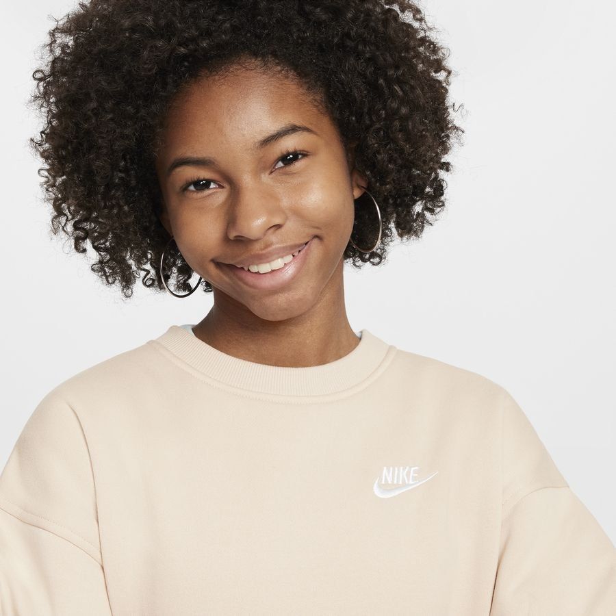 Nike Sportswear Club Fleece Big Kid SANDDRIFT/WHITE