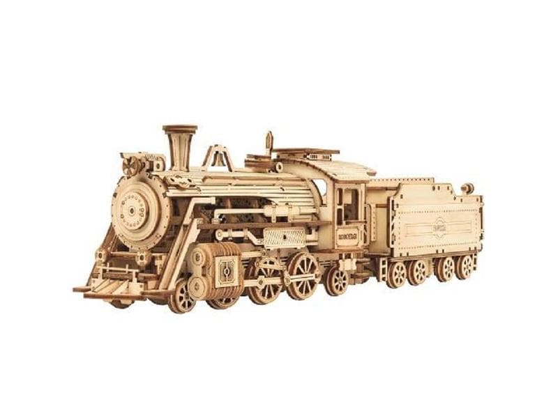 RoboTime Bausatz Prime Stream Express Lokomotive Lokomotive 3D Puzzle aus Holz