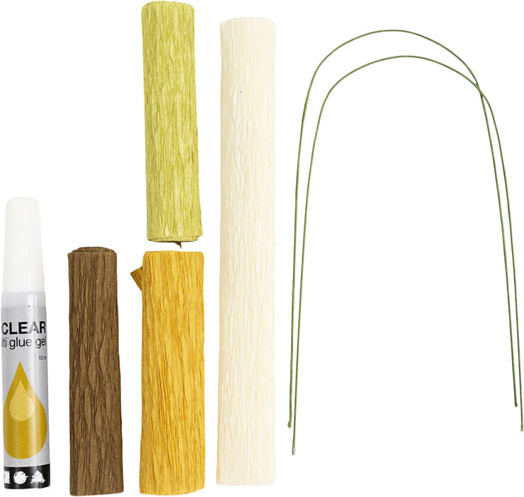 Creativ Company Mini DIY Kit Crepepapir, Magnoliagren