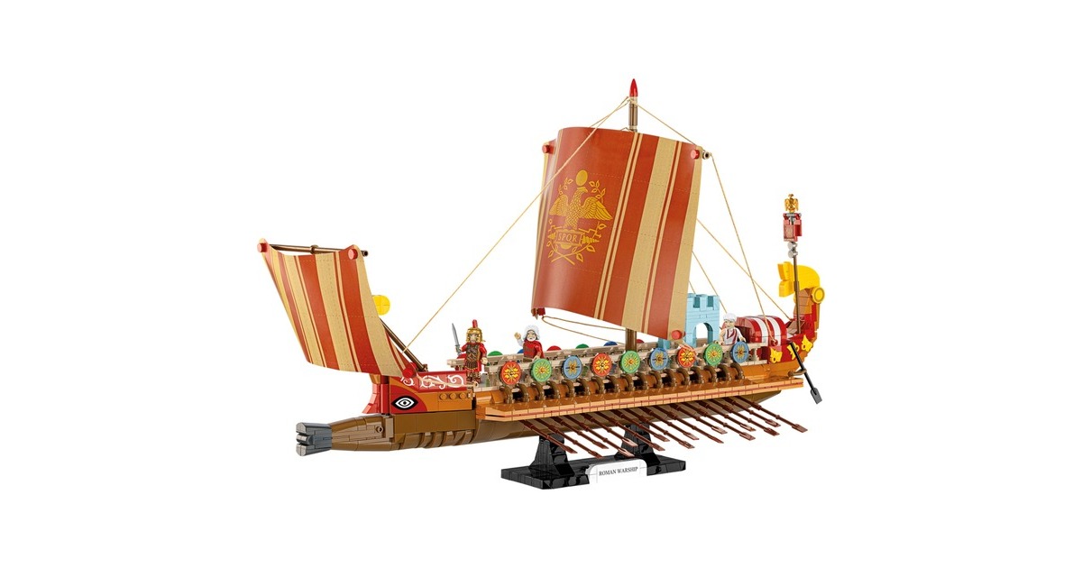 COBIImperium Romanum - Romeins oorlogsschip Constructiespeelgoed
