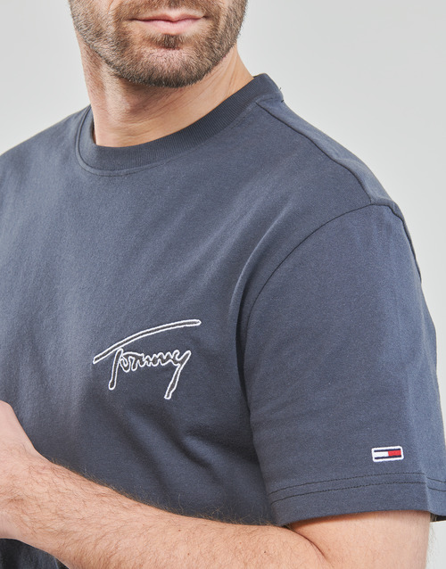 Tommy Jeans - TJM CLSC SIGNATURE TEE - Gris foncé