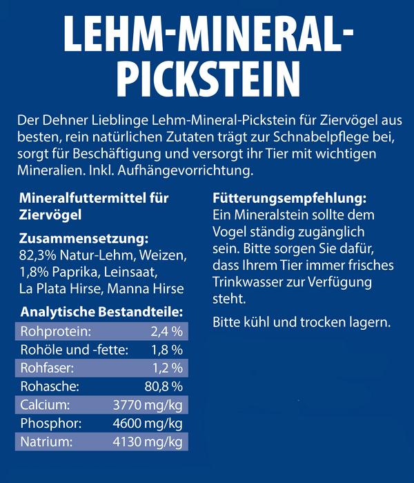 Dehner Lieblinge Lehm-Mineral-Pickstein