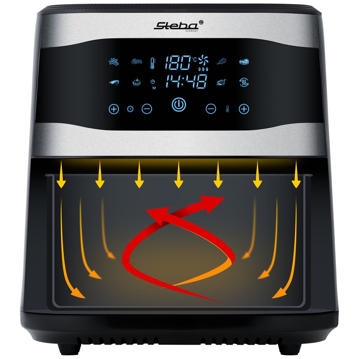 Varmluftfrityrkoker STHF8000FAMILY, 8 liter