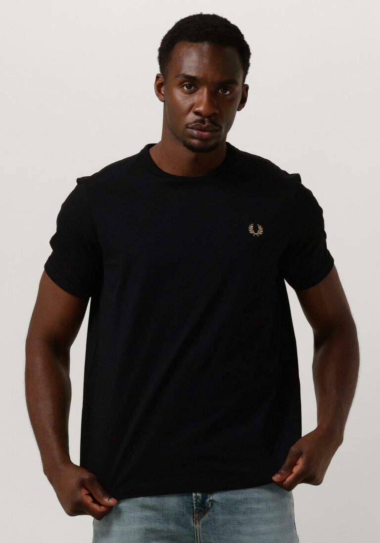 FRED PERRY zwarte fred perry t-shirt ringer t-shirt