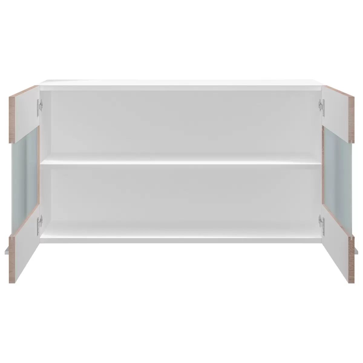 Küchenoberschrank Samoa HGH 100 weiss,Eiche