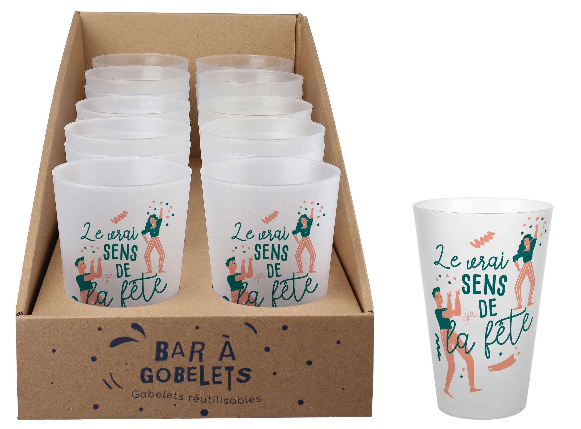 GOBELET 40CL LE SENS DE LA FETE