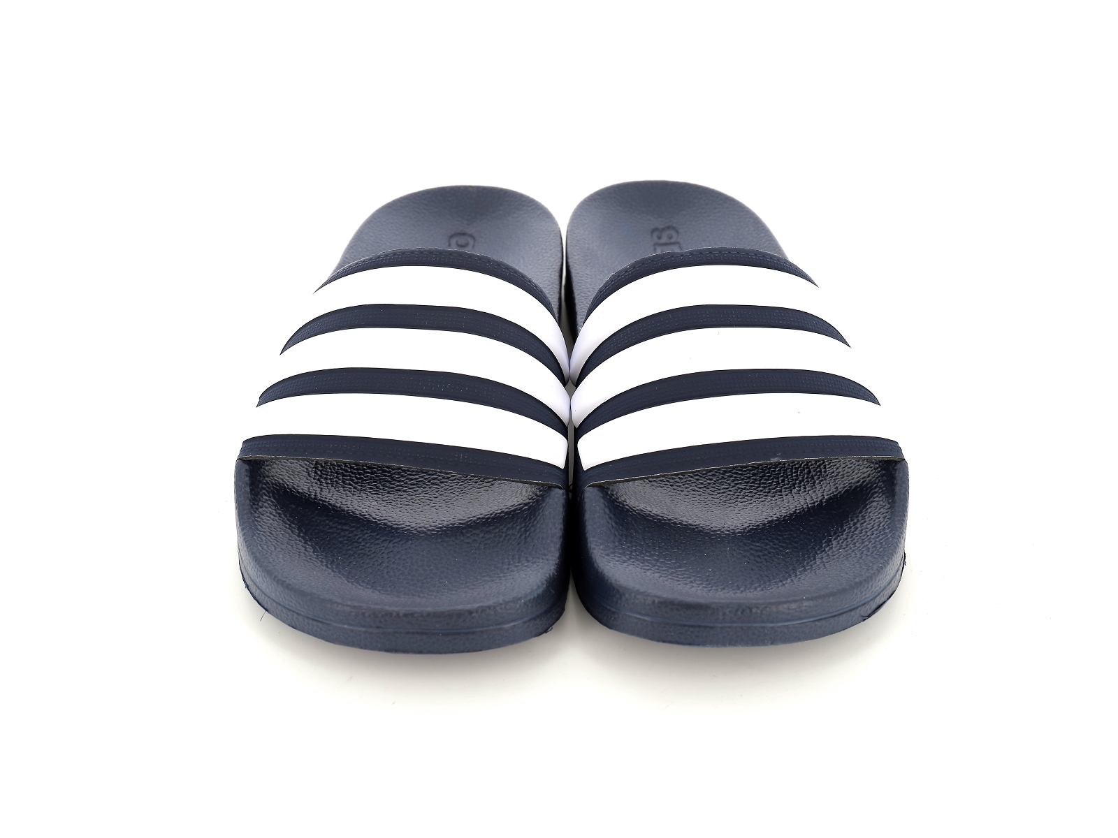 Adidas-ADILETTE SHOWER Synthétique Marine-Blanc