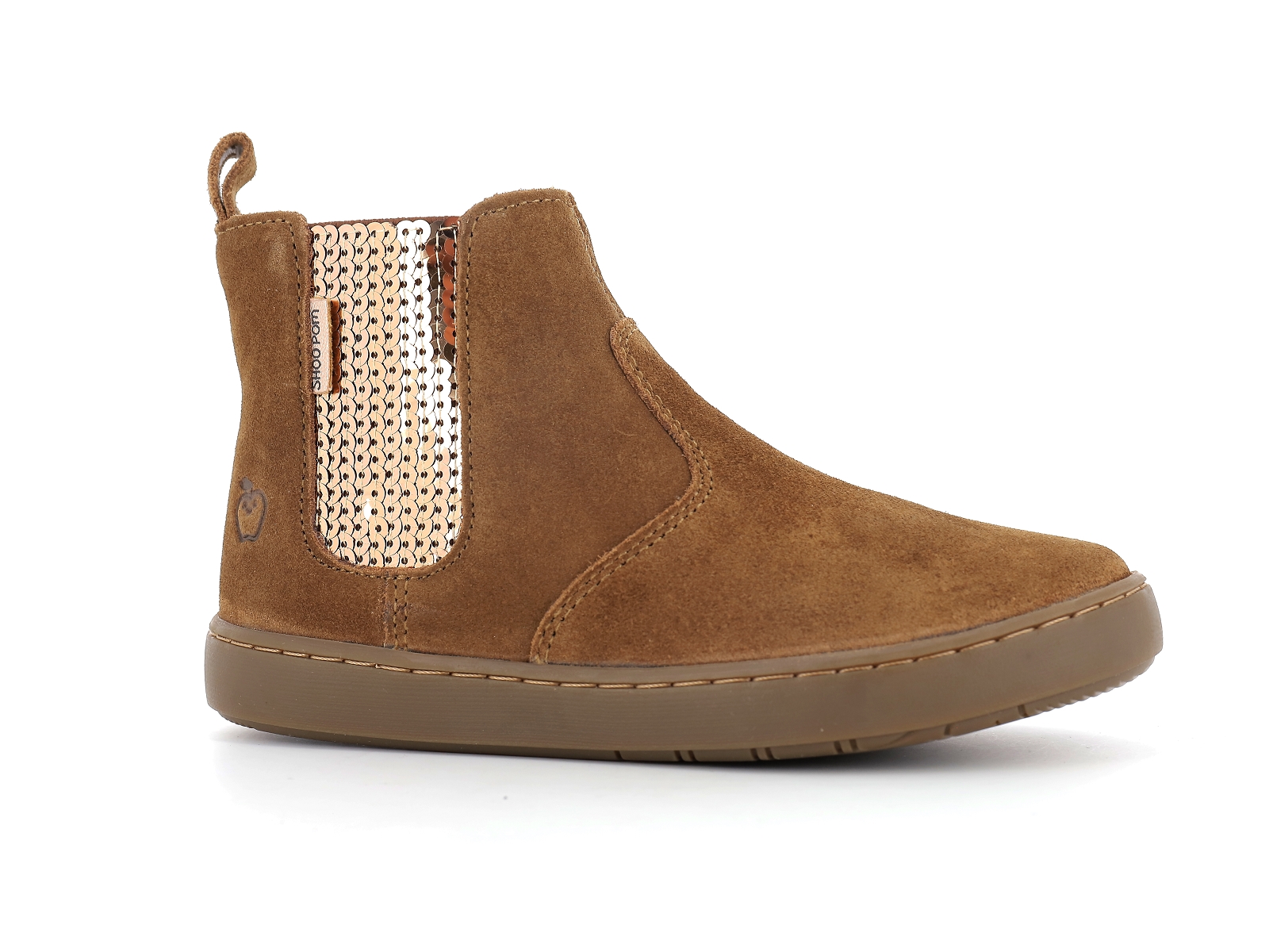 Shoopom-PLAY CHELSEA Nubuck Camel
