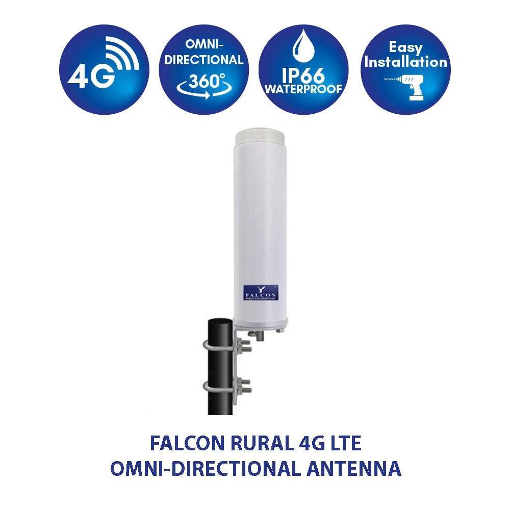 Falcon Rural 4G LTE Breitbandantenne inkl. mobilem Router 150 Mbit/s