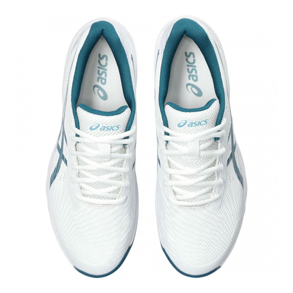 Asics GEL-GAME 9 - Chaussures de tennis Homme white/restful teal