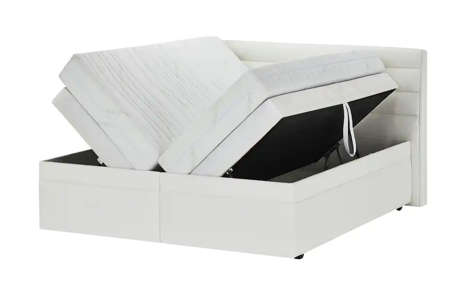 Boxspringbett Olympie 160 cm Weiß
