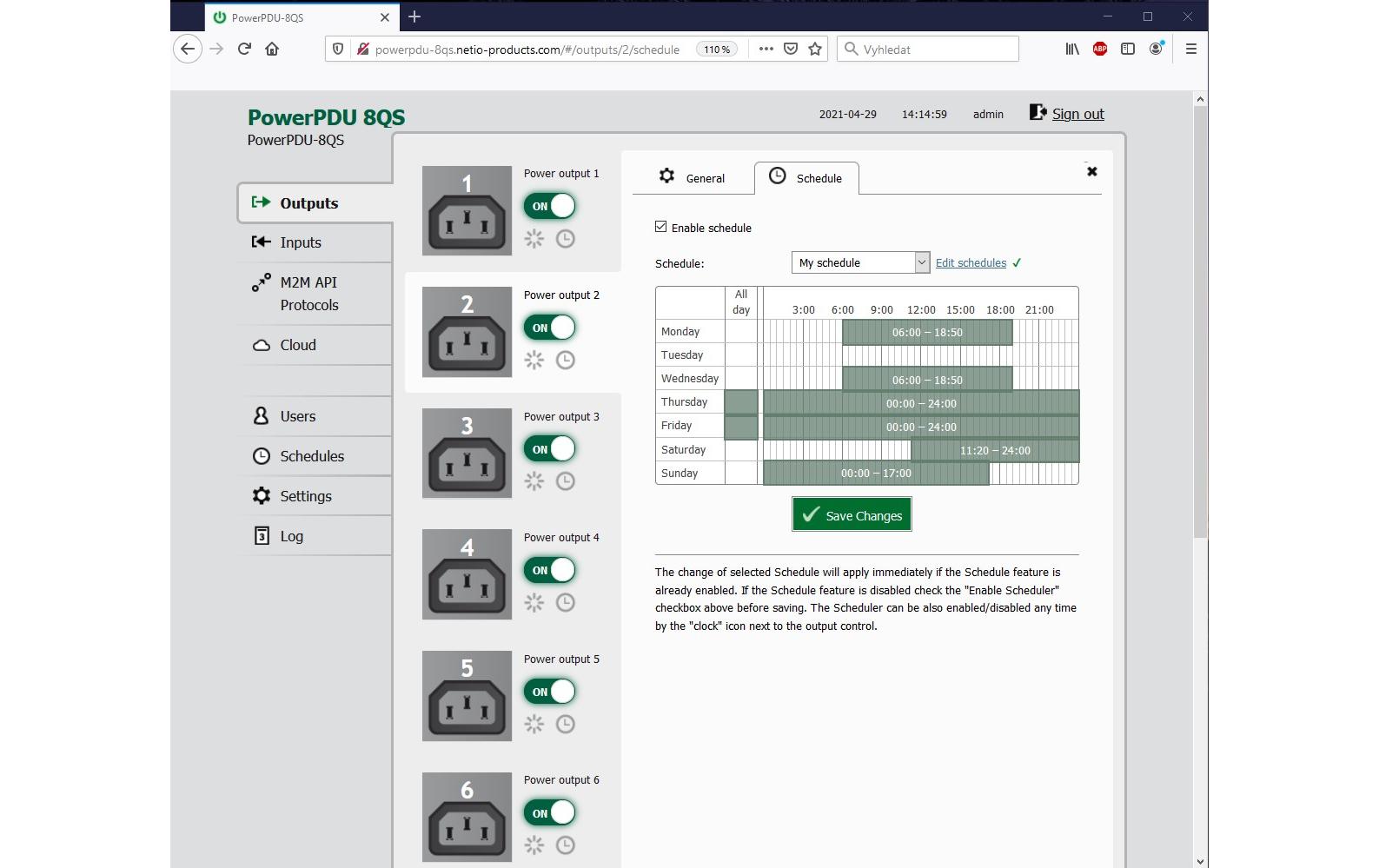 PowerPDU 8QS<br>LAN-gesteuerter und messbarer Stromverteiler mit 8 Ausgängen