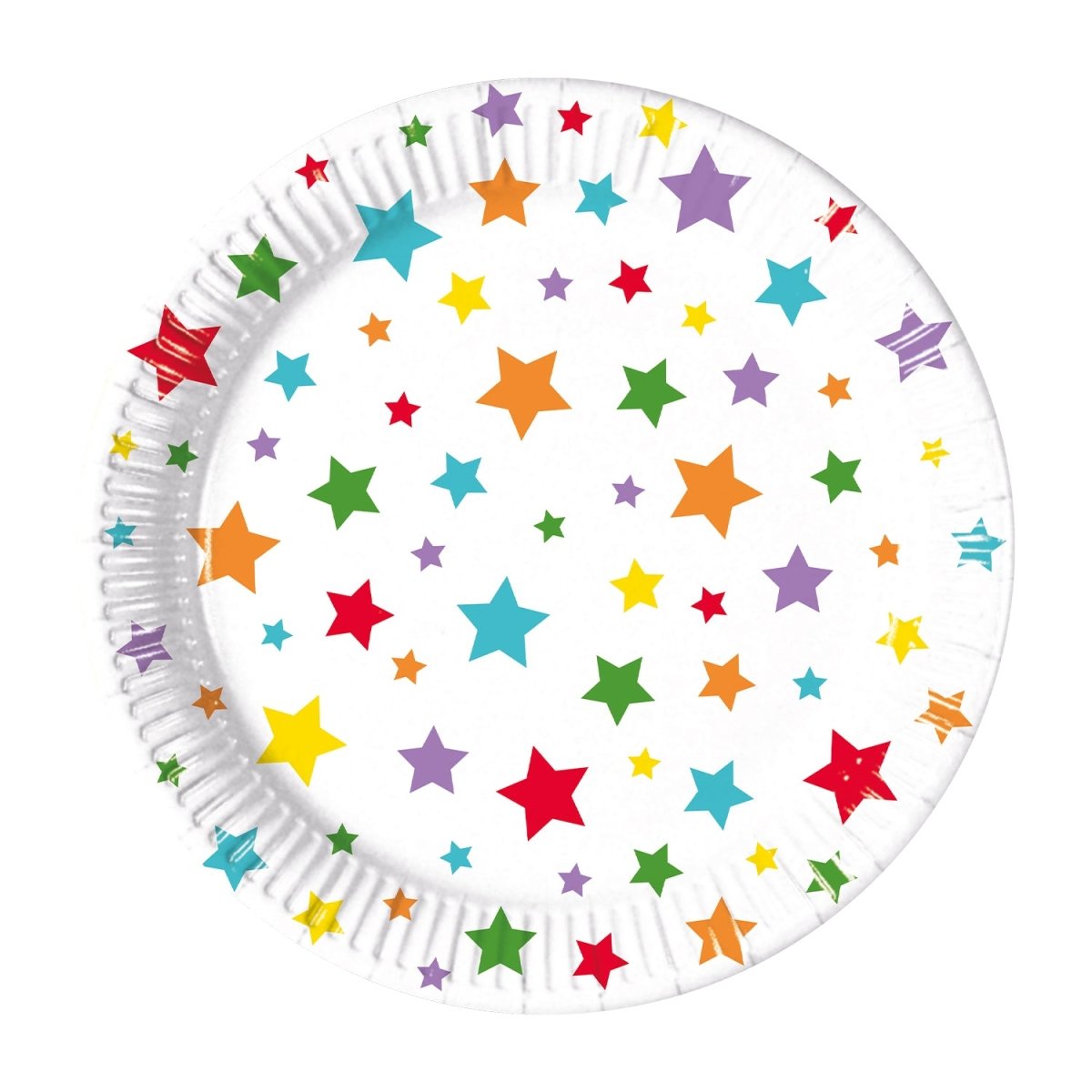 Ster Borden Gekleurd 20cm 8st