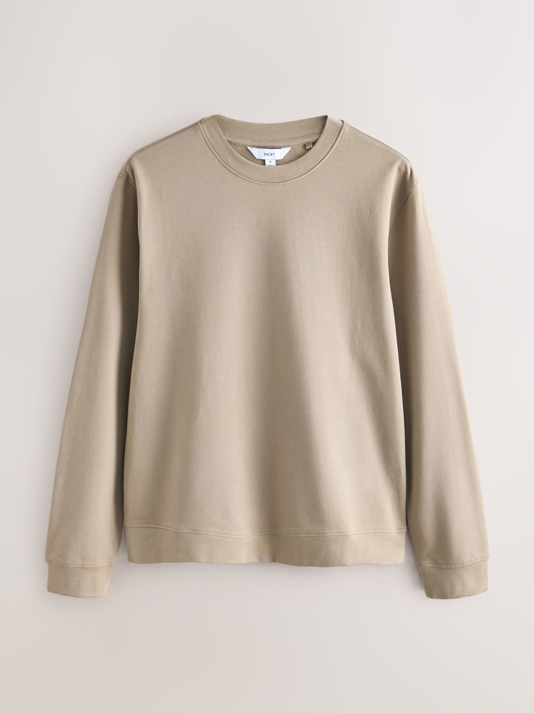 Neutraal - Dun sweatshirt met ronde hals