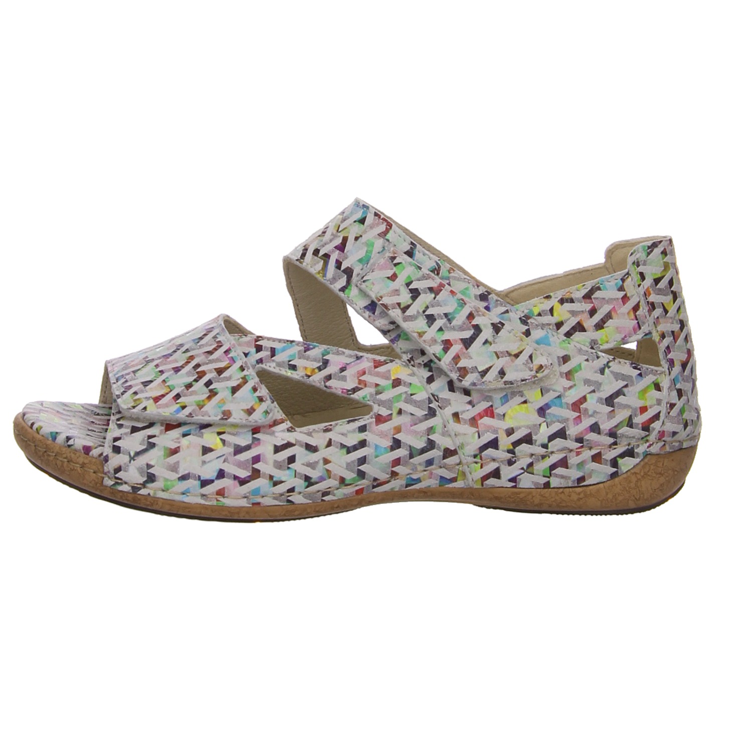 Waldläufer Sandalen multi weiss/weiss kombi